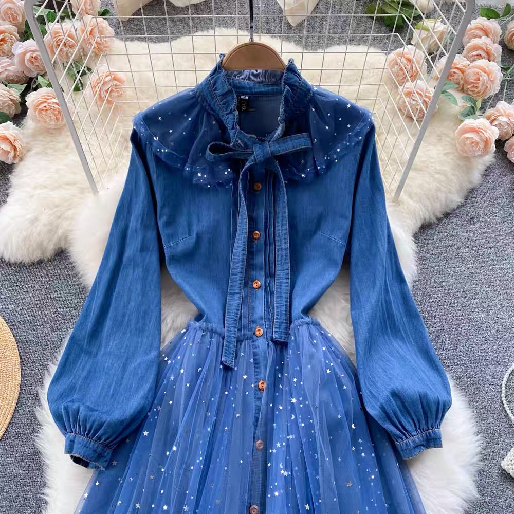 Off the grid denim dress DD1 images